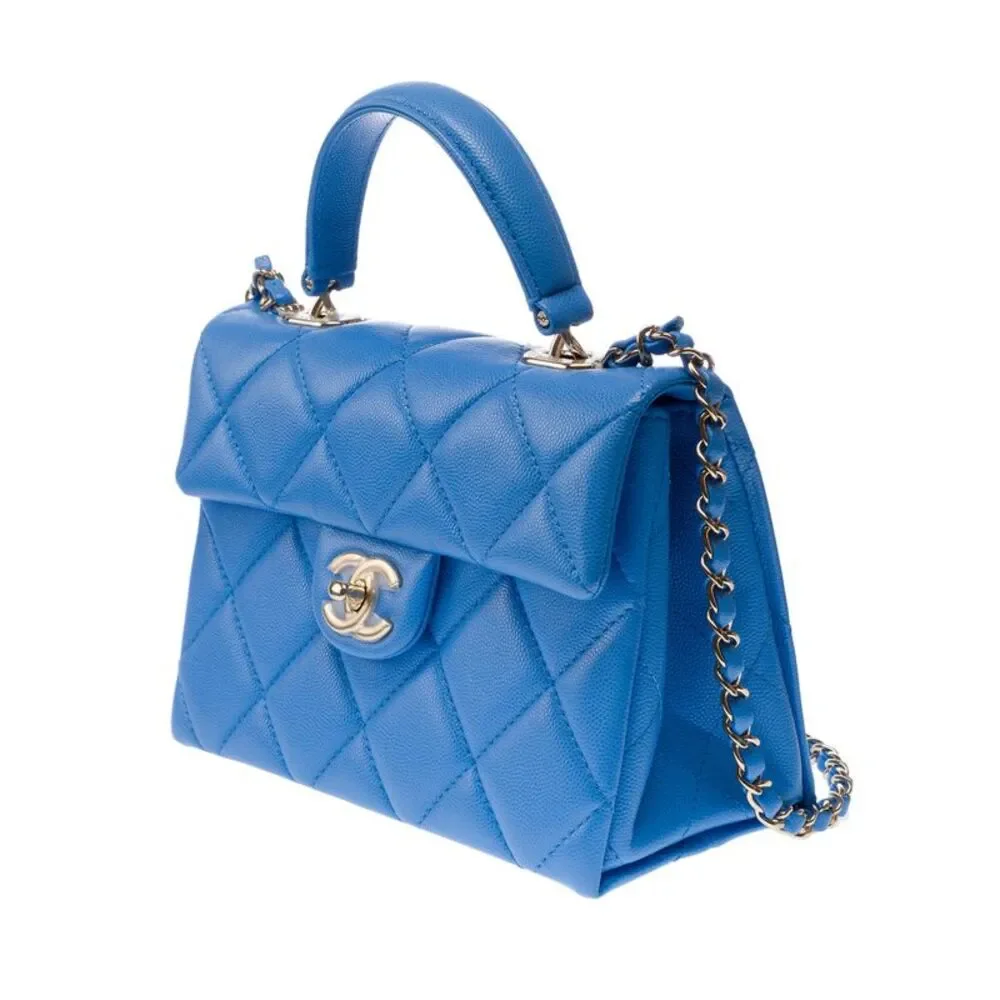 CHANEL Timeless Classique Top Handle Shoulder Bag